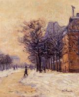 Guillaumin, Armand - Passers-by in Paris in Winter